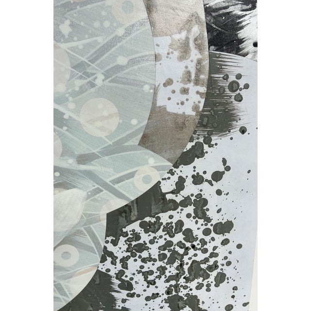 Paper "Particle White" by Michael DesRosiers Polymer Paint on MDF Panel ( 2022) For Sale - Image 7 of 9