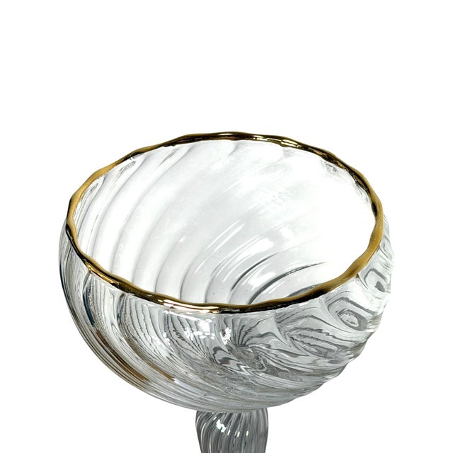 1980s Vintage Renata Gandini Murano Glass Graduated Candlesticks - Pair For Sale - Image 4 of 11