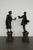 Vintage Bronze Figural Statues (Set of 2) For Sale In Austin - Image 6 of 15