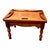 English Vintage Mid 20th Century Maple Butler’s Tray Table With Folding Sides For Sale - Image 3 of 6