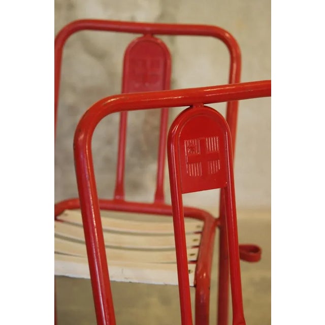 Set of T4 Savoyard Chairs from Tolix For Sale - Image 6 of 7