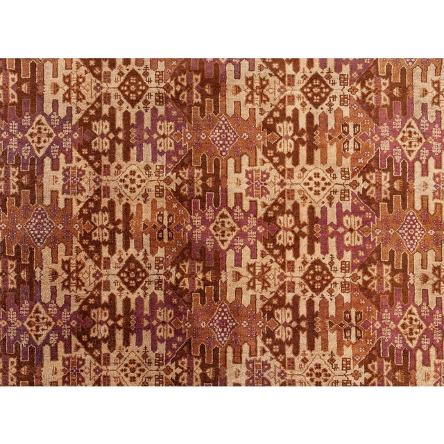 Textile Indian Amritsar Rug For Sale - Image 7 of 8