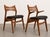 Wood Mid Century Modern Pair of Teak Dining Chair by Erik Buch for Christiansen For Sale - Image 7 of 15