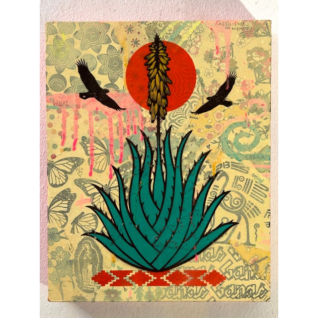Ernesto Yerena “Resilience of Memory,” 2017 — Mixed Media on Panel For Sale - Image 12 of 18