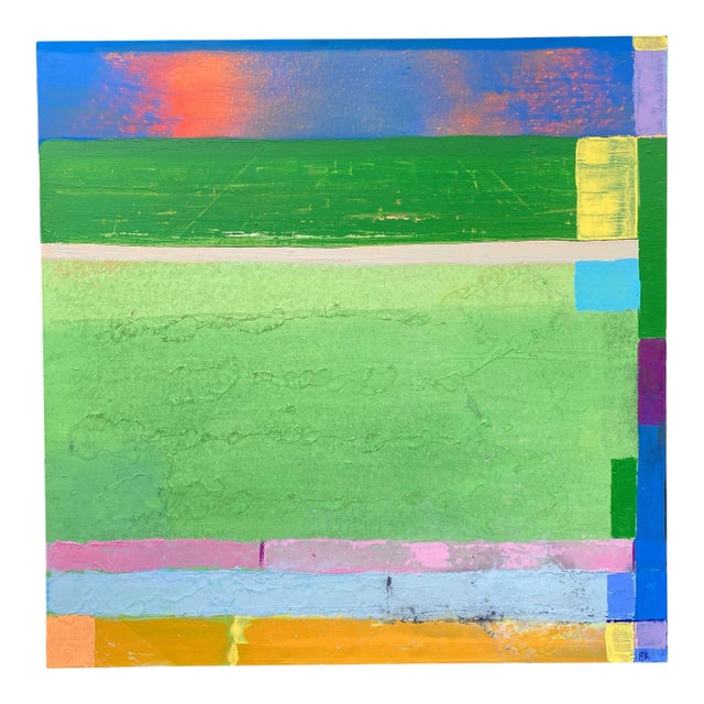 P. L. Bradbury Modern Colorfield Landscape For Sale