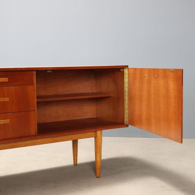 Wood English Teak Sideboard, 1960s For Sale - Image 7 of 11