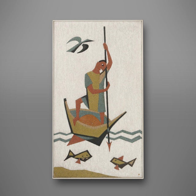 Belgium / 1970 / artwork / resin / mid-century / design / vintage Large Belgium artwork in resin with earthly color...