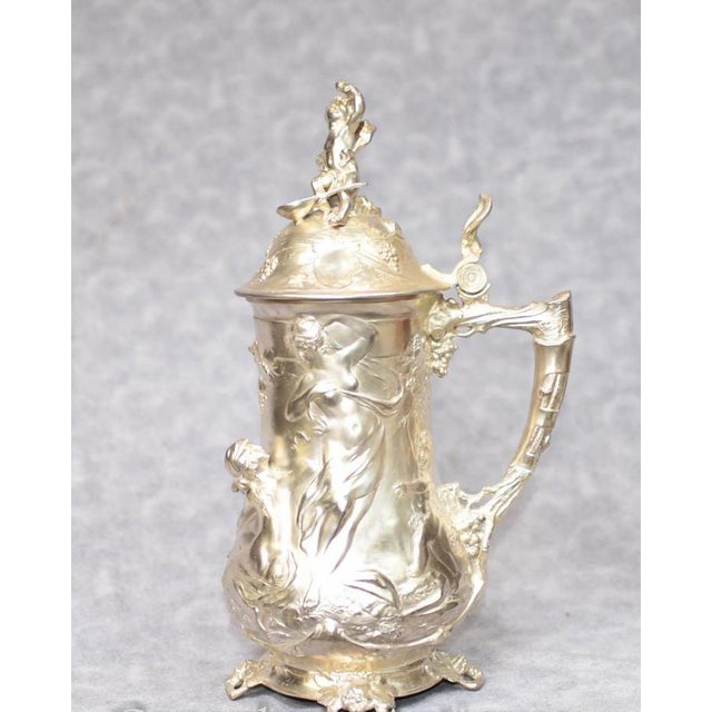 Art Nouveau Silver Plate For Sale - Image 12 of 12