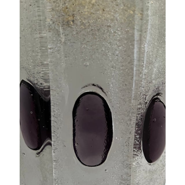 AVMazzega Italian Lilac Murano Glass Wall Sconces from Mazzega, 1970s, Set of 2 For Sale - Image 4 of 9