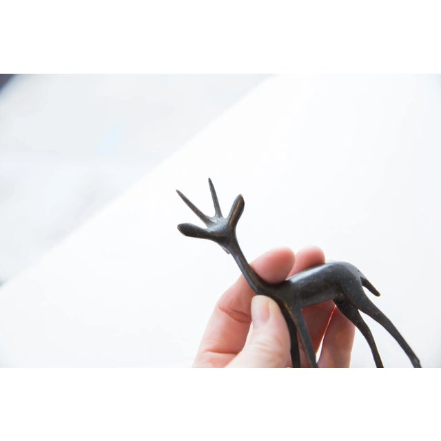 African Vintage Right Facing African Gazelle For Sale - Image 3 of 9