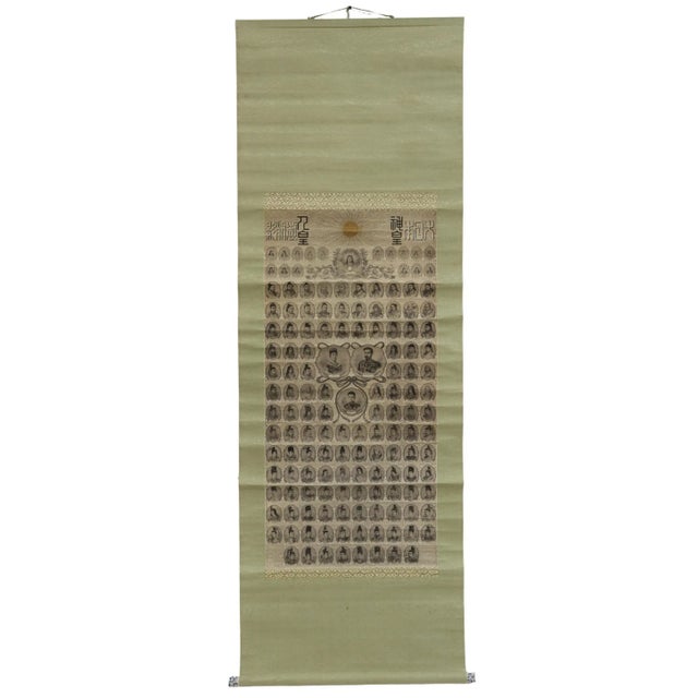 Late 19th Century Antique Japanese Meiji Royal Family Picture Scroll For Sale - Image 5 of 7