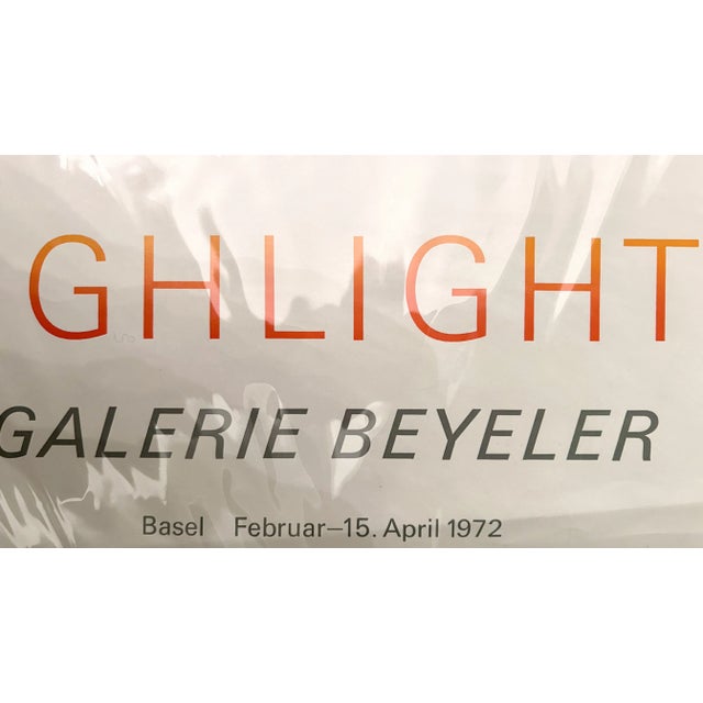 Vintage Swiss Galerie Beyeler Rothko Exhibition Poster For Sale - Image 10 of 10
