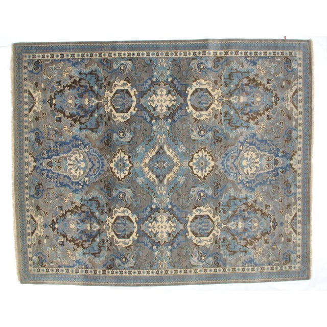 Textile Super Agra Rug- 8′1″ × 9′10″ For Sale - Image 7 of 7