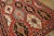 1900 - 1909 1900s Red Geometric Antique Caucasian Kilim Rug 6'0" X 11'8" Knotted Wool Carpet For Sale - Image 5 of 12