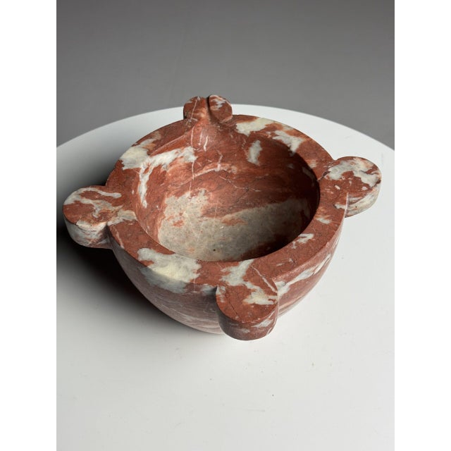20th Century Red Marble Mortar For Sale - Image 12 of 13