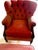1980s French Napoleon III Wingback Armchairs and Ottoman For Sale - Image 9 of 12