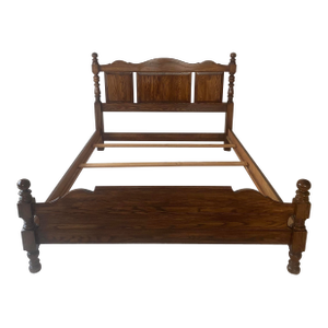 Pennsylvania House Solid Oak Cannonball Style American Tradition With Colonial Charm Queen Bed Excellent Condition