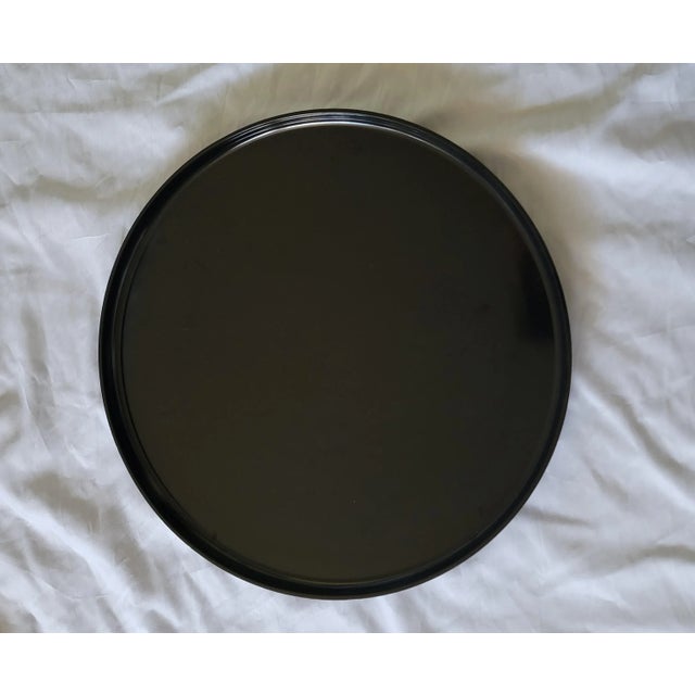 Black 1960s Modernist Massimo Vignelli for Heller Melamine Black and White Dining Set- 19 Pieces For Sale - Image 8 of 13