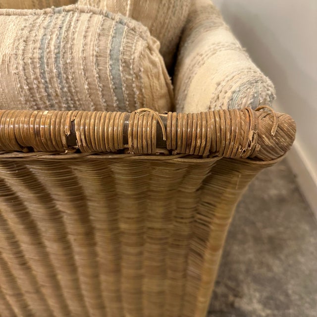 1970s Wicker Sofa by Alex Vale Furniture For Sale - Image 10 of 12