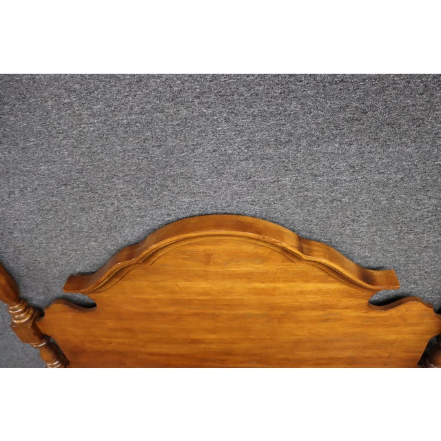 Thomasville Attributed Cherry Queen/Full Size Headboard For Sale - Image 9 of 9