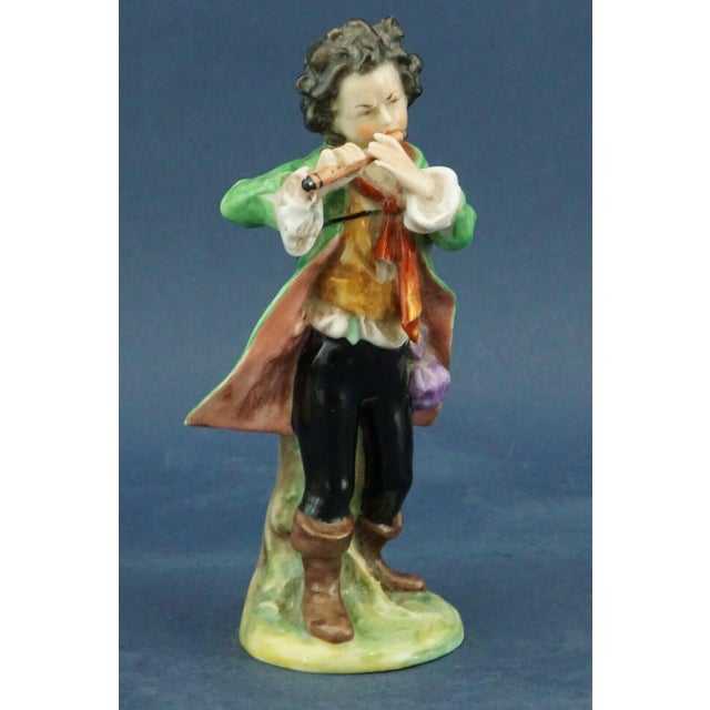 Pied Piper Boy Figurine in Porcelain by Ernst Bohne for Rudolstadt, Germany, 20th Century For Sale - Image 10 of 18