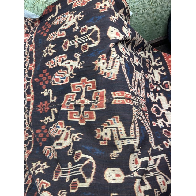 Large Ikat With Fringe For Sale In Chicago - Image 6 of 6