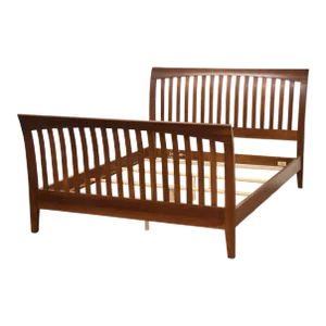1990s Ethan Allen Cherry American Impressions Queen Bed