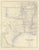 Brown Antique Map of Texas and Louisiana with Indian Territory, 1860 For Sale - Image 8 of 8