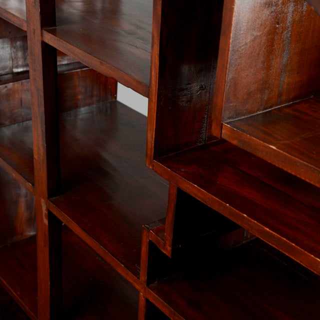 Vintage Oriental Style Bookcase For Sale - Image 9 of 18