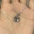 Contemporary Cushion Cut Aquamarine Bezel Set Solitaire Pendant in 925 Sterling Silver For Sale - Image 3 of 14