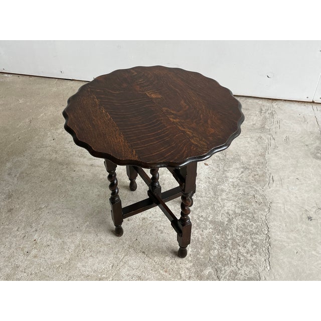 An exceptional Jacobean Revival side table — the definitive antique English occasional table for the collector who values...