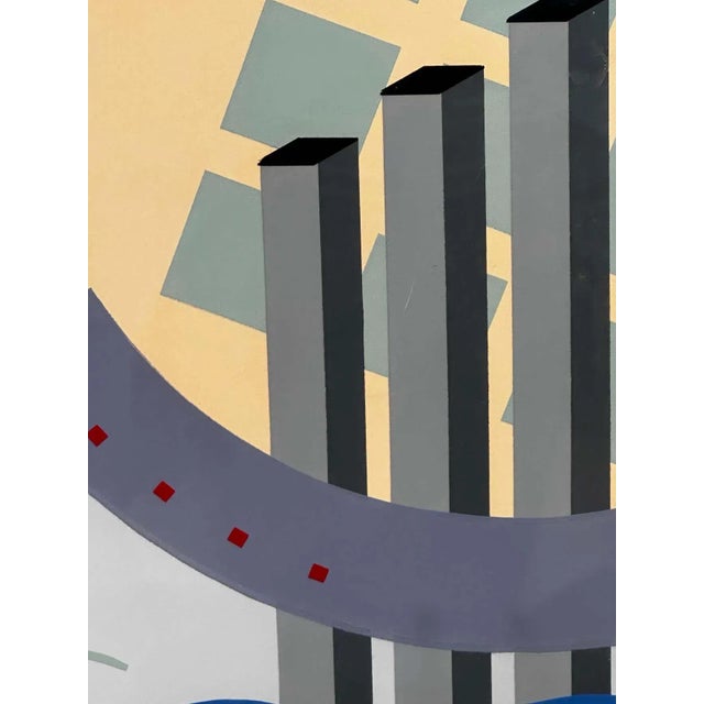 "Shapes of Der Strand" Hard Edge Lithograph For Sale In Los Angeles - Image 6 of 10