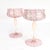Glass Pair of Venetian / Salviati Murano Glass Latticino Toasting Champagne Glasses For Sale - Image 7 of 15