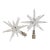 Lucite Starburst Lamp Finials, Mid Century Modern, Retro Style, a Pair by C. Damien Fox For Sale
