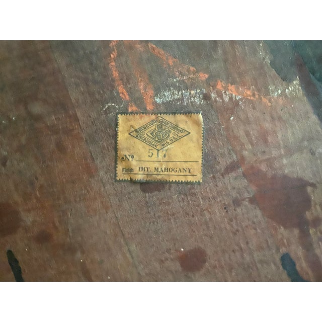 Late 19th Century Sheboygan Bentwood Mahogany Bistro Chair No. 517 For Sale - Image 11 of 11