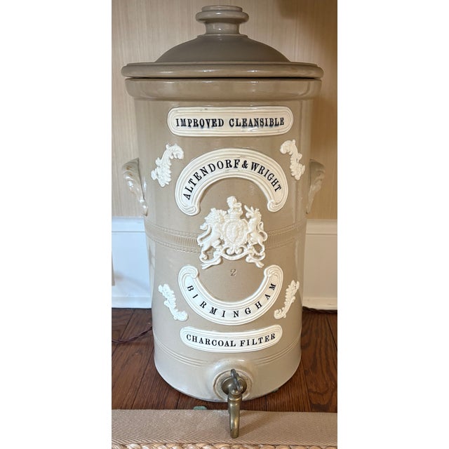 English 19th Century English Earthenware Water Dispenser For Sale - Image 3 of 3