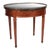 Louis XVI Style Beech Wood Bouillotte Table With Marble Top For Sale