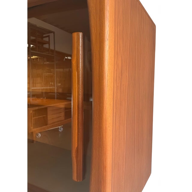 Vintage Danish Teak Hanging Display Cabinet by H. P. Hansen, 1960s For Sale - Image 10 of 14