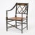 Regency Style Black Lacquered Armchair by Burton Ching For Sale In Dallas - Image 6 of 6