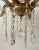 Glass Vintage Maria Theresa 12 Arm Crystal and Glass Chandelier For Sale - Image 7 of 11