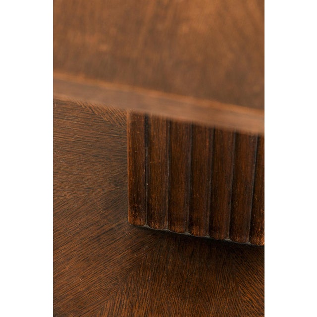 Wood Art Deco Coffee Table, Belgium, 1940s For Sale - Image 7 of 9