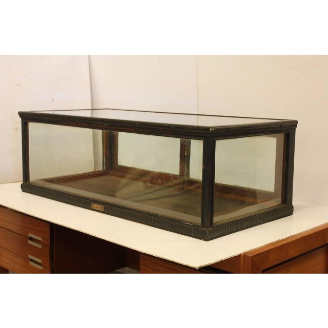 Antique Carved Wood Tabletop Display Showcase Chairish