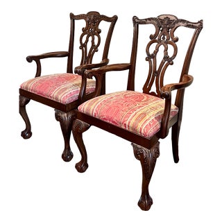 Chippendale Armchairs Set of 2 For Sale