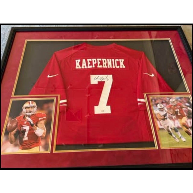 Kaepernick Autographed Framed 49ers Jersey For Sale In San Francisco - Image 6 of 11