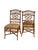 Campaign Pair of Vintage Tommy Bahama Natural Bamboo Chairs For Sale - Image 3 of 8