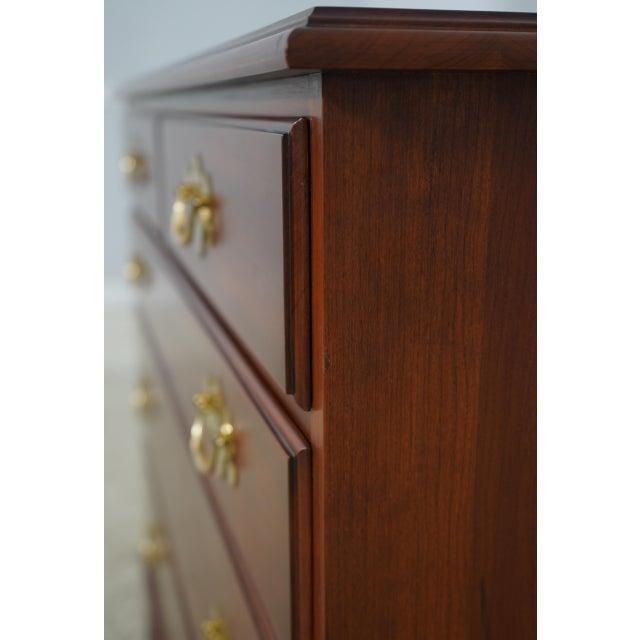 Henkel Harris Cherry 5 Drawer Dresser Chest For Sale - Image 12 of 18