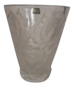 Lalique Ispahan Rose Vase