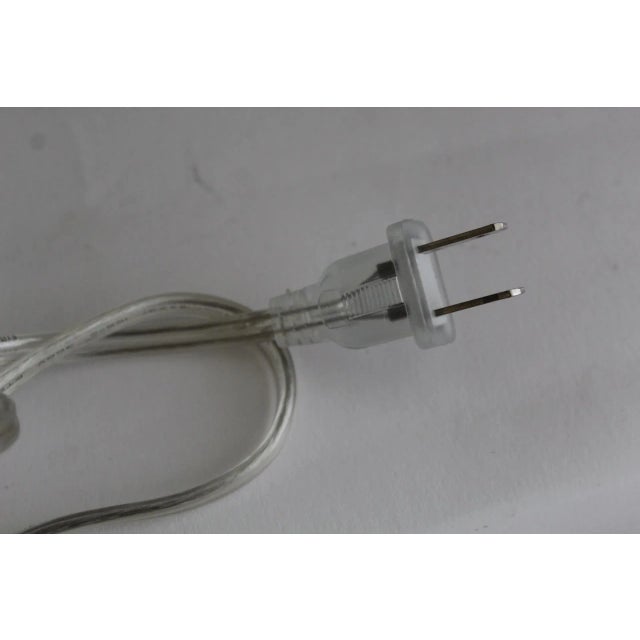 Paul Mayen Influence Brushed Steel Lamps - a Pair For Sale - Image 11 of 12