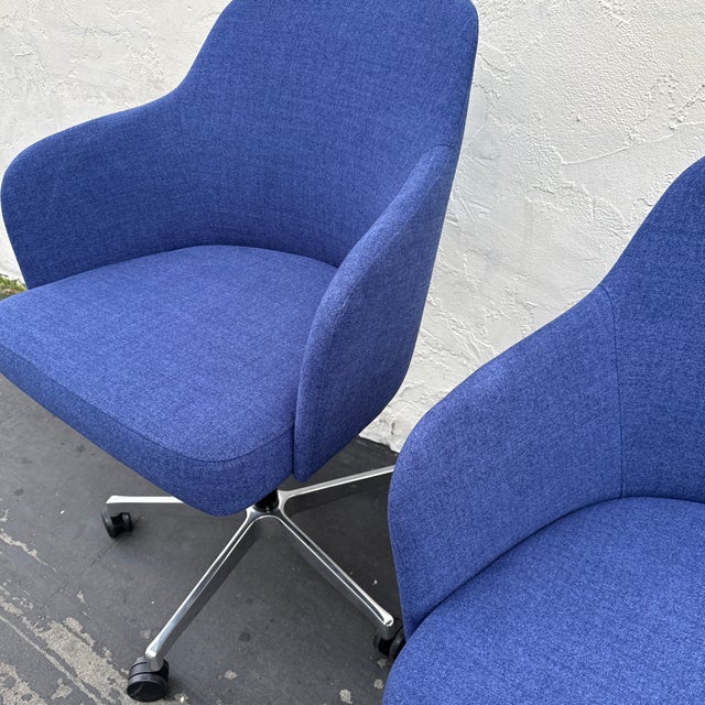 Steelcase for West Elm Sterling Conference Office Chairs, Set of Six For Sale - Image 11 of 12