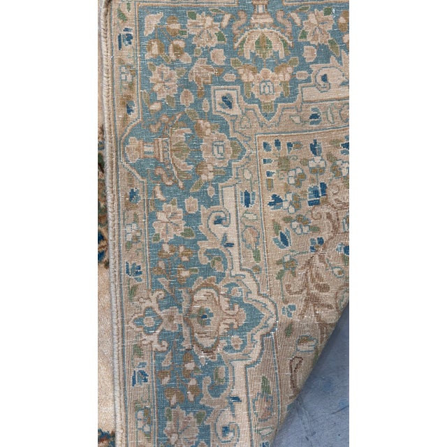 Beige Vintage Kerman Runner For Sale - Image 8 of 11